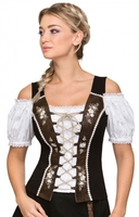 Klassisches Trachten Shirt NELLA schwarz