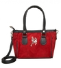 Kleine Trachtentasche TA30880 Veloursleder,  rot