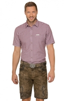 Lederhose mit Gürtel ALOIS stein geäscht
