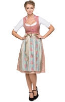 Midi Dirndl 2tlg. 70cm Gilian rose apricot