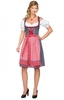 Midi Dirndl 60cm 2tlg. Jolanda Jeansoptik retroblue