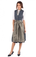 Midi Dirndl CETINA 2tlg. 60cm blau grün