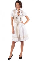 Midi Dirndl Flanja 2tlg. 60cm natur