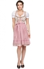Mididirndl 2tlg. 60cm Astrid natur rosé