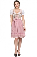 Mididirndl 2tlg. 60cm Astrid natur rosé