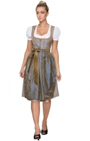 Mididirndl 2tlg. 70cm Malea kitt salzburger blau