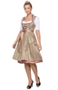 Mididirndl 65cm 2tlg. ALANA taupe rosé