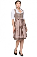 Mididirndl 65cm 2tlg. THERESA taupe