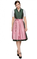 Mididirndl 65cm 2tlg. Vespa grün rosa