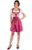 Mini Dirndl Cayenne 2tlg. 50cm pink