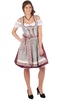 Mini Dirndl FASHION QUEEN 2tlg. 50cm grau