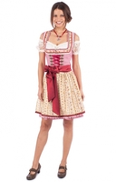 Mini Dirndl Florina 2tlg. 50cm bordeaux