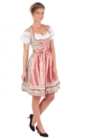 Minidirndl Taurina 2tlg. 55cm stein altrosa