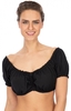 Trachten Dirndlbluse B2025 Carmenstil schwarz