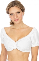 Trachten Dirndlbluse B2025 Carmenstil weiss