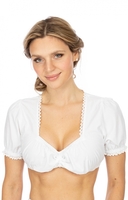 Trachten Dirndlbluse B3030 weiss