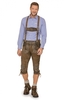 Trachten Lederhose STEFAN stein geäscht