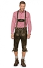Trachten Lederhose H-Träger JUSTIN3 bison antik