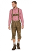 Trachten Lederhose H-Träger JUSTIN3 havanna antik