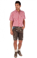 Trachten Lederhose HOHENEMS dunkelbraun