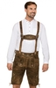 Trachten Lederhose urig H-Träger FESL biberantik