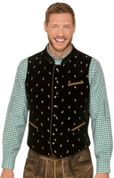 Trachten Samtweste Gilet bestickt CALZADO tanne
