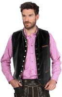 Trachten Samtweste Gilet RICARDO schwarz