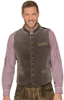 Trachten Samtweste Gilet RICARDO stein
