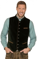 Trachten Samtweste Gilet RICARDO tanne