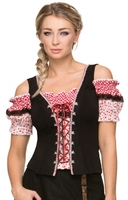 Trachten Shirt VAYA schwarz