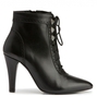 Trachten Stiefelette 7017 Nappa schwarz