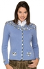 Trachten Strickjacke HILDA hellblau
