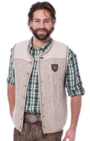 Trachten Strickweste DURBAN natur