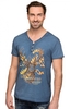 Trachten T-Shirt Feli blau