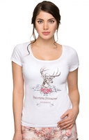 Trachten T-Shirt Nica weiss