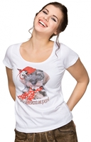 Trachten T-Shirt Wastl weiss