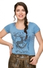 Trachten T-Shirt Yoko ocean