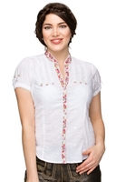 Trachtenbluse CHARLOTTA weiss