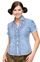Trachtenbluse Emanuela azur