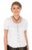 Trachtenbluse Rüschenbluse TESSY weiss