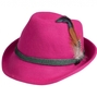 Trachtenhut HT750 pink mit Feder
