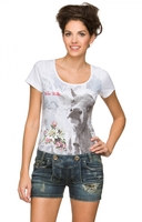 Trachtenjeans Short usedlook HR3205 flintstoneaged
