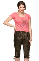 Trachtenlederhose kniebund SUZAN bison antik