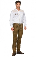 Trachtenlederhose lang incl. Gürtel Julius havanna