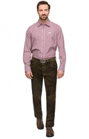 Trachtenlederhose lang incl. Gürtel ROCO3 bison antik