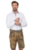 Trachtenlederhose mit Gürtel ARON hanf gelb