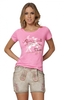 Trachtenlederhose Smoke kurz Velours smoke-pink
