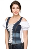 Trachtenmieder MAXIM Jeans denim blau