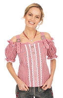 Trachtenmiederbluse MELATI rot