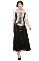 Trachtenrock GIADA 93cm schwarz